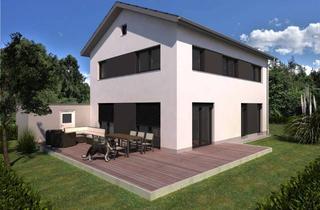 Haus kaufen in 96199 Zapfendorf, Neubau mit zwei Vollgeschossen-modernes Massivhaus auf 500m² Grundstück in Zapfendorf bei Bamberg.