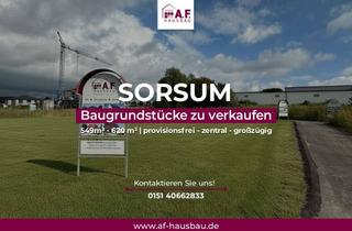 Grundstück zu kaufen in 31139 Hildesheim, Baugebiet Sorsum: provisionsfrei, zentral, großzügig