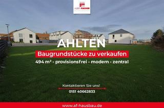 Grundstück zu kaufen in Hannoversche Str., 31275 Lehrte, Baugebiet Ahlten: provisionsfrei, modern, zentral