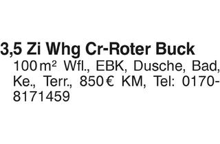 Wohnung mieten in 74564 Crailsheim, 3,5 Zi Whg Cr-Roter Buck