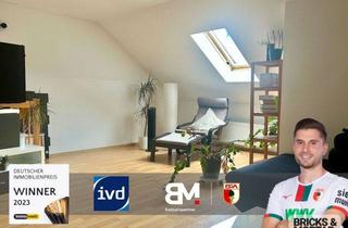 Wohnung kaufen in 86157 Augsburg, Charmante Maisonettewohnung mit Balkon und Garage in Augsburg-Pfersee