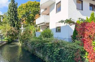 Wohnung kaufen in 89077 Ulm, Ulm - TOP LAGE Ulm-Söflingen 3 12-Zi.-ETW am Blaukanal mit sonnigem Südbalkon + Stellplatz *SOFORT FREI*