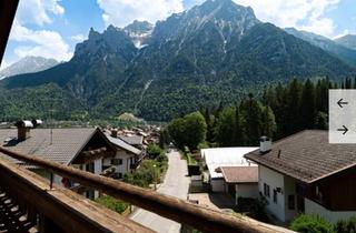 Wohnung kaufen in 82481 Mittenwald, Mittenwald - 70qm,2Zi Wohnung ink 2Balkone,Garage,25qm Kellerwohnunghobbyraum