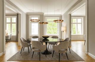 Wohnung mieten in 20249 Eppendorf, Wunderschöner 5-Zimmer Altbau in hochherrschaftlichem Jugendstilgebäude