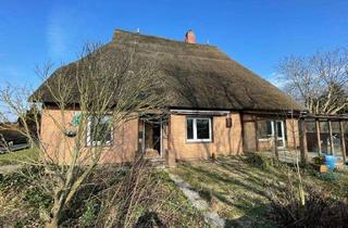 Doppelhaushälfte kaufen in 25761 Oesterdeichstrich, Sanierungsbedürftige Doppelhaushälfte mit viel Wohnfläche im nordischem Charme und großem Grundstück