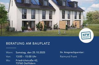 Reihenhaus kaufen in 73760 Ostfildern, massives energiesparendes Neubau-Reihenhaus - offene Besichtigung am 25.10.25