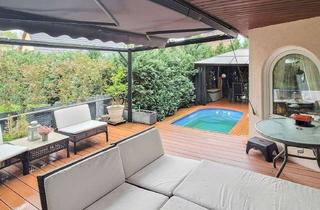 Einfamilienhaus kaufen in 04683 Naunhof, Im Sommer am Pool, im Winter am Kamin: Einfamilienhaus mit barrierefreier Einliegerwohnung