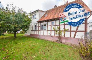 Haus mieten in 64832 Babenhausen, DIETZ: Gepflegtes Fachwerkhaus mit Garten, kleinem Nebengebäude im Babenhausen OT Harpertshausen!