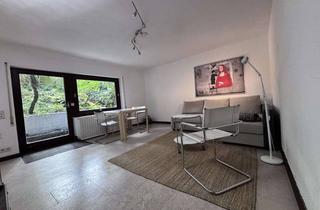 Wohnung mieten in 76476 Bischweier, möblierte 1-Zimmer mit großer Terrasse und Garten