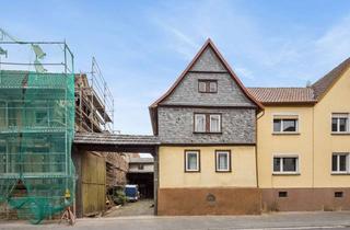 Haus kaufen in 35428 Langgöns, Langgöns - zum Sanieren: Denkmalschutzobjekt auf großem Grundstück mit großer gut nutzbarer Scheune