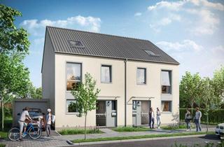 Haus kaufen in 86679 Ellgau, NEUBAU DHH - Neues Zuhause für Ihre Familie - energieeffiziente Massivbauweise und zwei Garagen
