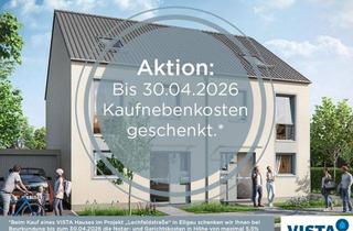 Haus kaufen in Lechfeldstraße, 86679 Ellgau, *5,5%-Aktion! NEUBAU DHH - Neues Zuhause für Ihre Familie - KFW-55 Massivbauweise und zwei Garagen