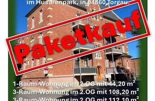 Wohnung kaufen in 04860 Torgau, Paketkauf von 3-Vermieteten-Eigentumswohnungen im Husarenpark, in 04860 Torgau