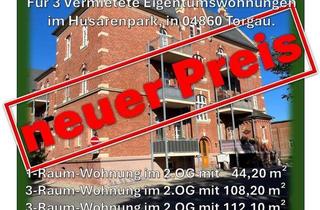 Wohnung kaufen in 04860 Torgau, Paketkauf von 3-Vermieteten-Eigentumswohnungen im Husarenpark, in 04860 Torgau