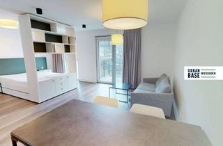 Immobilie mieten in Klingholzstraße, 65189 Wiesbaden, URBAN BASE: Vollmöbliertes 1-Zimmer-Apartment mit EBK, BALKON, ALL-IN-MIETE, UVM. im Wiesbadener ...