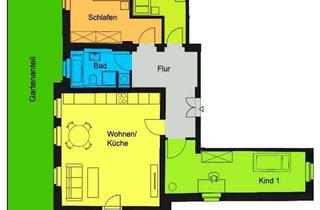 Wohnung mieten in 01157 Dresden, Traumhafte Terrassenwohnung mit Gartenanteil, gehobener Ausstattung und EBK!