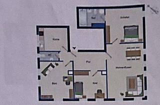 Wohnung kaufen in 72622 Nürtingen, 106,16 m² große Stadtwohnung in guter Lage - als Studenten-WG vermietbar für 4 Personen