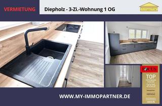 Wohnung mieten in 49356 Diepholz, 3 ZKB mit Balkon und Carport in Diepholz zu vermieten