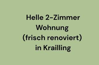 Wohnung mieten in 82152 Krailling, Helle, neu renovierte 2-Zimmer Wohnung in Krailling