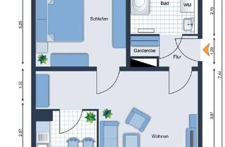 Wohnung mieten in Stolpener Str., 01454 Radeberg, Renovierungsbedürftige helle ruhige 2-Zimmer-Wohung mit Innenhof