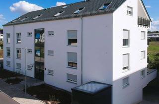 Wohnung mieten in Spitalfeld, 97209 Veitshöchheim, ERSTBEZUG schicke 3-Zimmer DG-Wohnung / Loggia / EBK / PV in Veitshöchheim