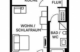 Wohnung mieten in Hamburgerstraße, 80809 München, Frei ab 23.Okt Modernes Traum-Appartement im Herzen Münchens – Erstbezug nach Sanierung!