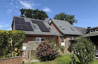 Einfamilienhaus kaufen in 21493 Möhnsen, Möhnsen - Attraktives Doppelhaus mit Vollkeller, Süd- Ost Terrasse und Carport in zentraler Ortslage