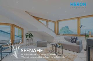 Wohnung kaufen in 78343 Gaienhofen, SEENÄHE – Lichtdurchflutete und ruhige 2-Zimmer-Whg. mit Lebensqualität auf der Höri in Gaienhofen