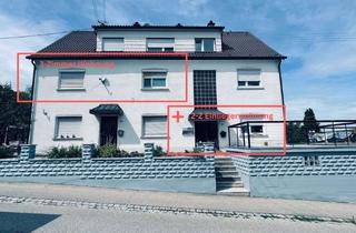 Wohnung kaufen in 89264 Weißenhorn, 3-Z Wohnung mit Einliegerwohnung, Garage & Stellplatz - direkt an der A7 - Rendite!