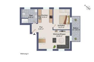 Wohnung kaufen in 89129 Langenau, Willkommen in Ihrem neuen Zuhause - Erstbezug im Stadtzentrum von Langenau