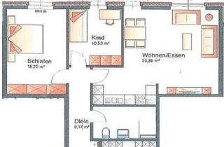 Wohnung mieten in 47661 Issum, Helle 3-Zimmer-Neubauwohnung mit Balkon