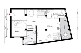 Wohnung mieten in 30159 Mitte, Top 3-Zimmer-Wohnung mit Balkon & Aufzug – Hannover-Mitte