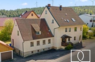 Haus kaufen in 95473 Creußen, Raumwunder! Großzügiges Zweifamilienhaus in ruhiger Lage mit Garten, Doppelgarage und Werkstatt