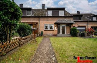 Haus kaufen in 46446 Emmerich, Emmerich-Hüthum: Viel Potenzial - Reihenmittelhaus mit sonnigem Garten