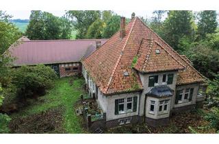 Haus kaufen in 26939 Ovelgönne, Rustikaler Charme trifft Potenzial – Landhaus mit Scheune & ca. 8.572 m² Grundstück