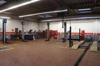 Gewerbeimmobilie mieten in Lämmerspielerstrasse, 63165 Mühlheim, Top-Gelegenheit: Komplett eingerichtete KFZ-Werkstatt im Autohaus zu vermieten