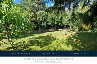 Grundstück zu kaufen in 65439 Flörsheim, Grüne Oase inmitten von Flörsheim - Zentrales Baugrundstück in zweiter Reihe!