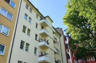 Wohnung kaufen in Rotkreuzplatz, 80637 Neuhausen-Nymphenburg, Neuhausen-Rotkreuzplatz - Wunderschöne 4-Zi.-Altbauwohnung mit Balkon zum Innenhof