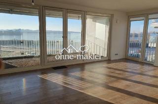 Wohnung mieten in 22880 Wedel, Lichtdurchflutete 3-Zimmer Wohnung - Elbterrasse direkt am Willkomm Höft