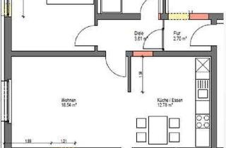 Wohnung mieten in 79541 Lörrach, Helle 2-Zimmer Wohnung mit Freisitz in Lörrach-Hauingen