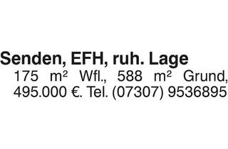 Haus kaufen in 89250 Senden, Senden, EFH