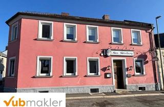 Haus kaufen in 95111 Rehau, Zwei Einheiten, viele Möglichkeiten in Rehau: Wohnen & Gewerbe unter einem Dach