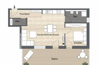Wohnung kaufen in 75056 Sulzfeld, Das DUETT mit großem Balkon (WE 17)