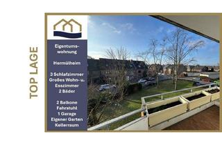 Wohnung kaufen in Nibelungenstraße 80, 50354 Hürth, Hürth - **Viel Platz für die ganze Familie** Großzügige Eigentumswohnung mit Blick über Hermülheim