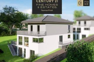 Einfamilienhaus kaufen in 61462 Königstein, Königstein im Taunus / Schneidhain - DER Burgen Blick! Neubau-EFH in ruhiger, sonniger Lage, ca. 202 m² Wohnfläche, Königstein