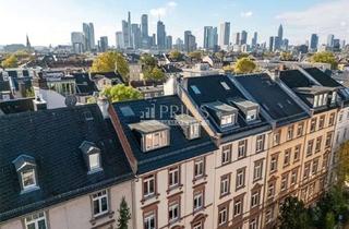 Wohnung kaufen in 60318 Nordend-West, Wohnen mit Skylineblick, außergewöhnliche Dachgeschoss-Maisonette