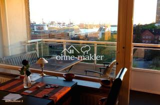 Wohnung mieten in 22767 Hamburg, Möbl. 1,5-Zi.Whng m. tollem Elbblick, zentr. HH-Altona, all-in: Heizung/Strom/Wasser/Tel/WLAN...