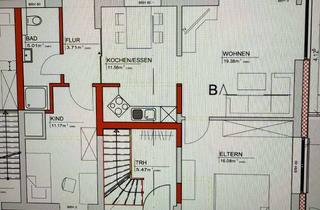 Wohnung mieten in 21614 Buxtehude, Erstbezug nach Sanierung zum Effizienshaus 3 Zimmer Wohnung mit Terrasse