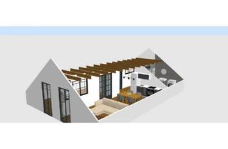 Wohnung mieten in Schlachthausstr. 23, 92224 Amberg, Exklusive Dachgeschosswohnung – Fußbodenheizung, Designglas, EBK & Sichtbalken