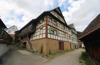 Haus kaufen in Am Katzenbuckel, 76593 Gernsbach, Denkmalgeschütztes 2-FH mit Garten, 1 Nebengebäude, 2 Nachbargrundstücke